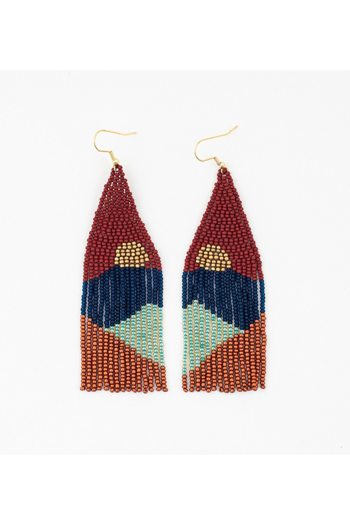 Altiplano Vista Beaded Fringe Earrings