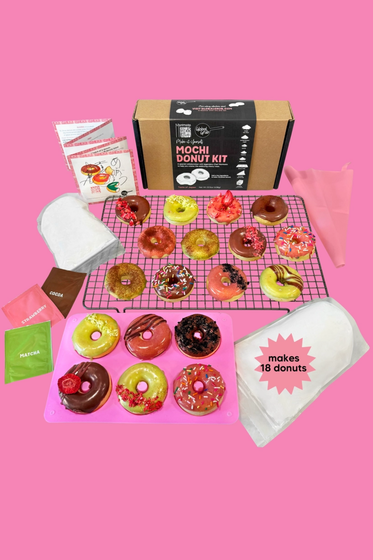 Global Grub DIY Mochi Donut Kit