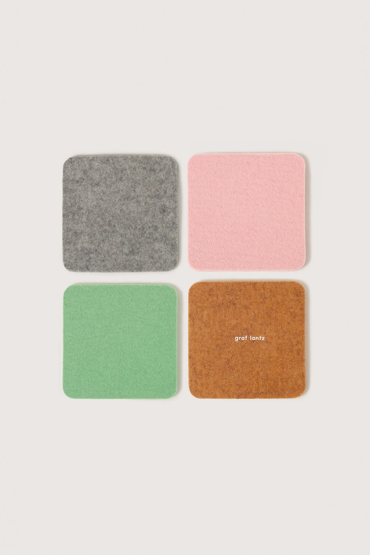 Graf Lantz Square Felt Multi Coaster Set