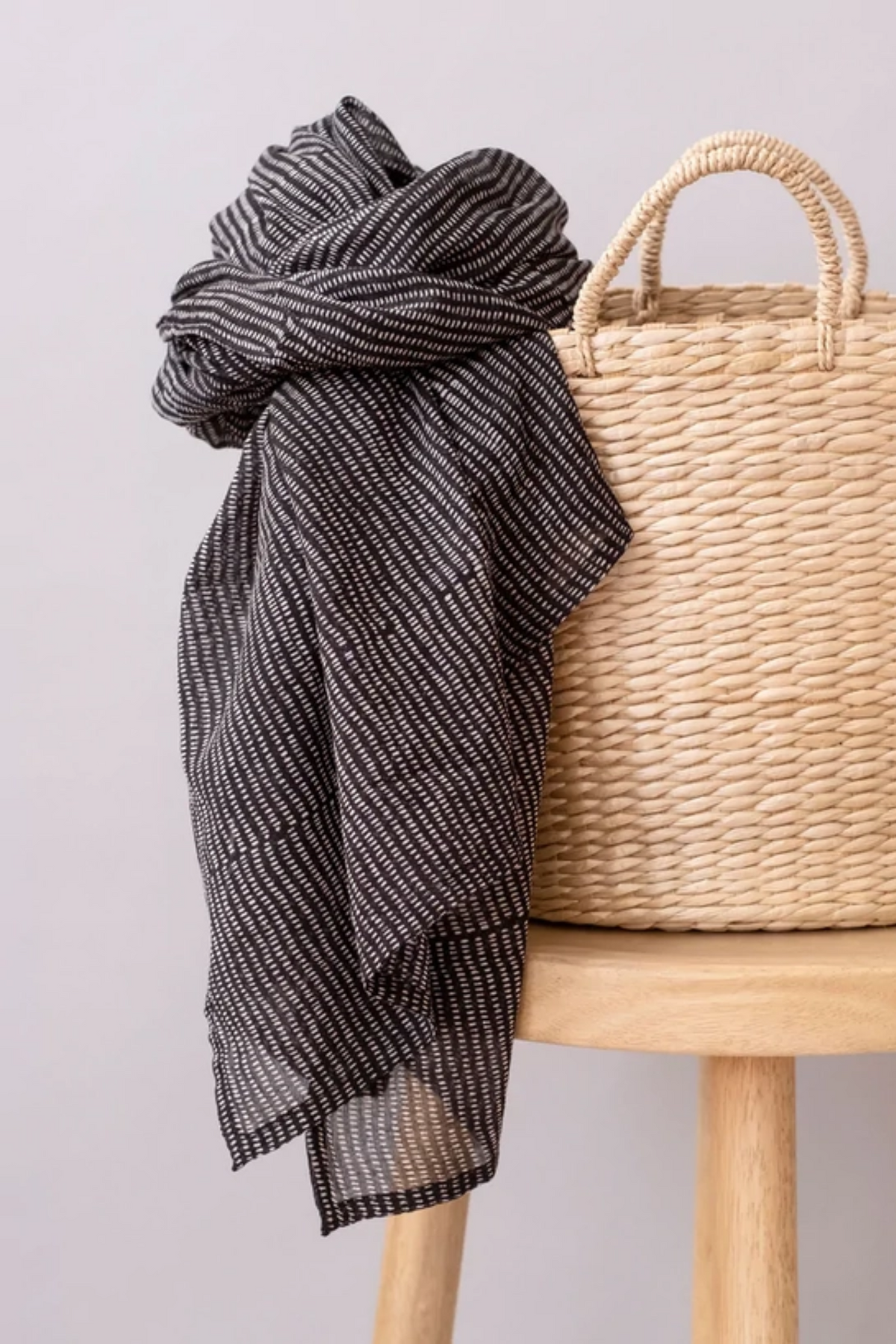 Gray Market Alice Stripes Midnight Scarf