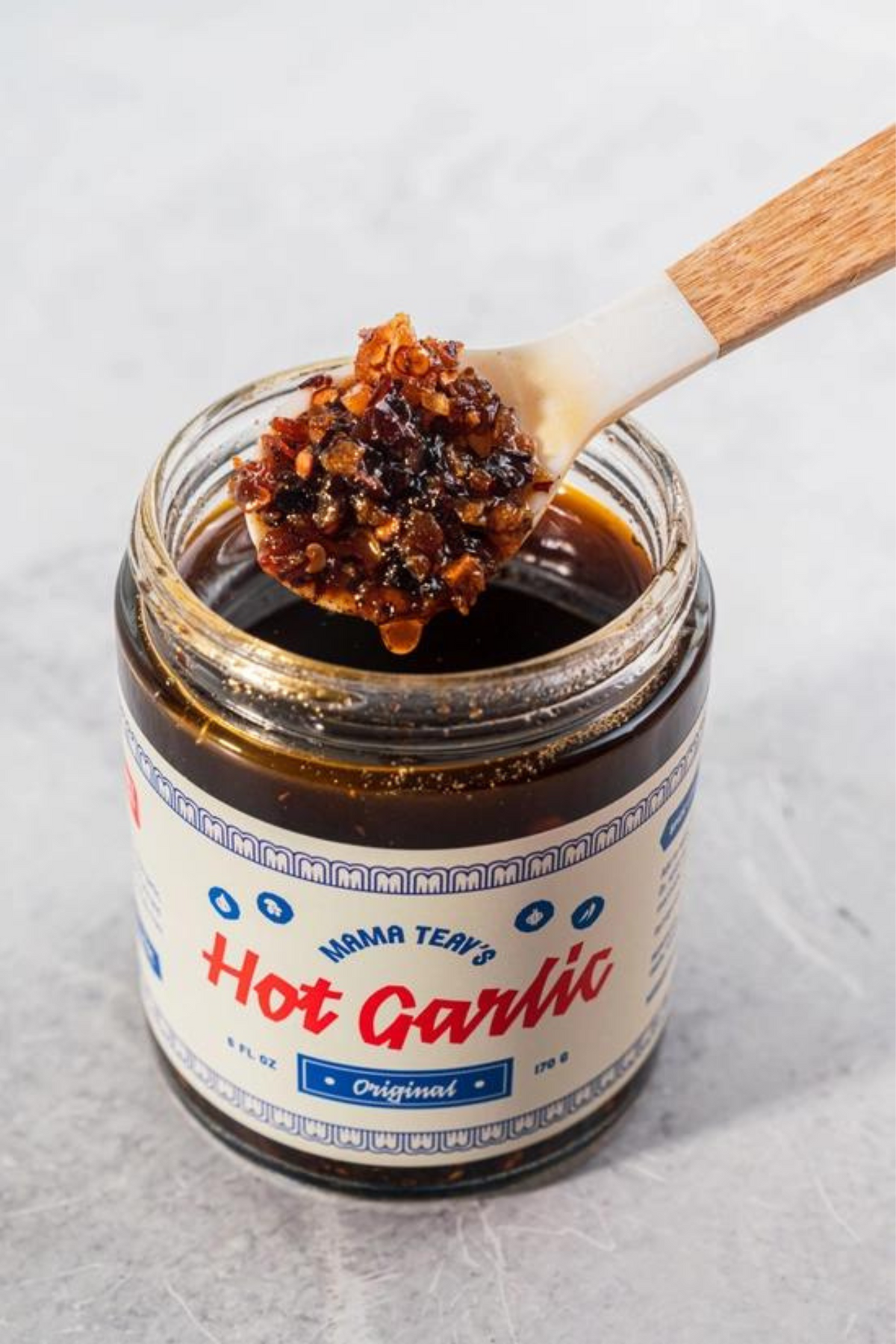 Mama Teav&#39;s Original Hot Garlic Chili Crisp