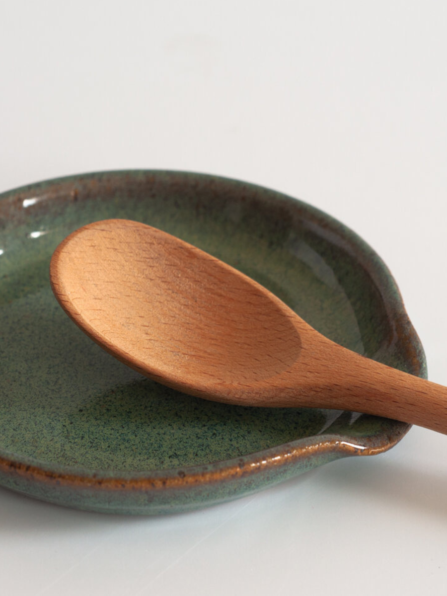 Three peas in a pod  Ceramic spoon rest, Ceramic spoons