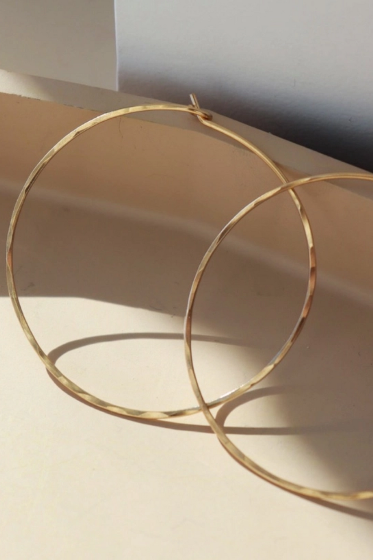 Token Jewelry Organic Hoops