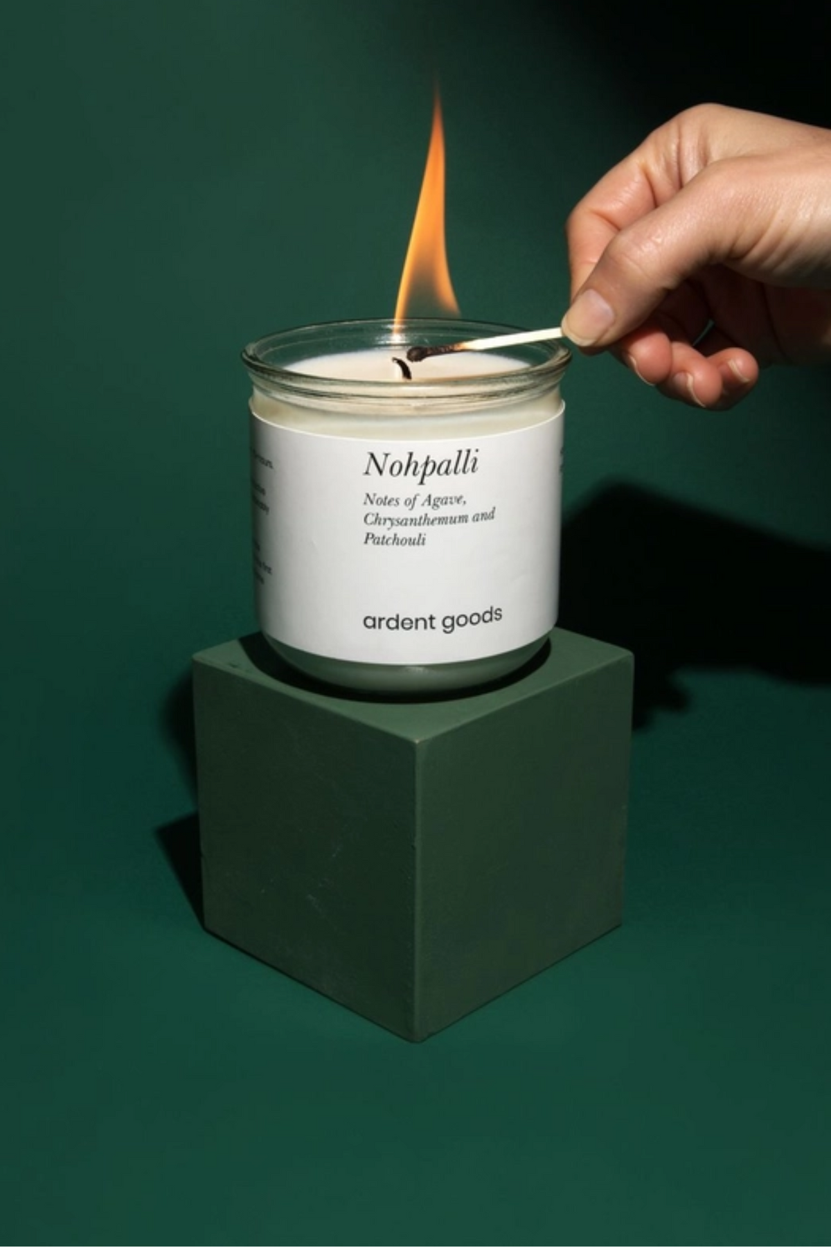 ardent goods Recycled Glass Candle