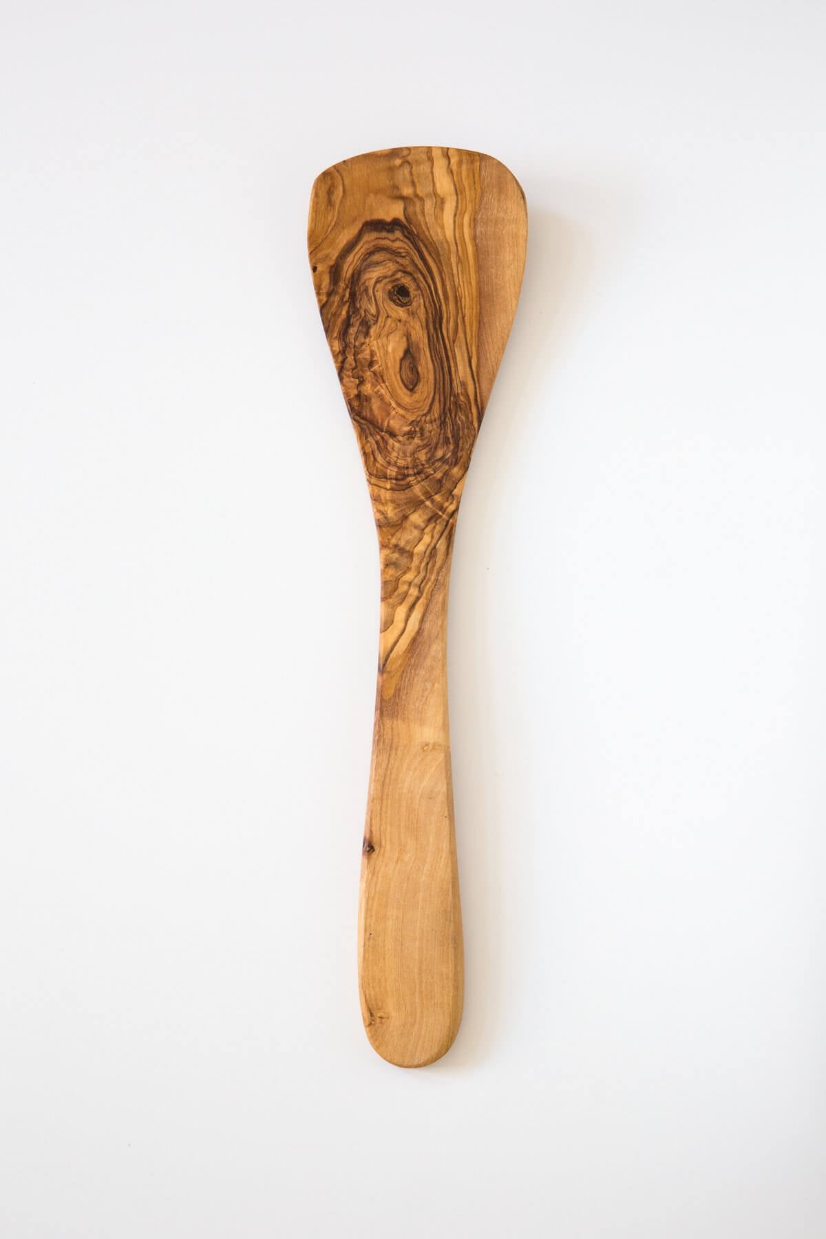 Olive Wood Curved Spatula Cooking Utensils Wooden Sustainable Wood  Kitchenware 