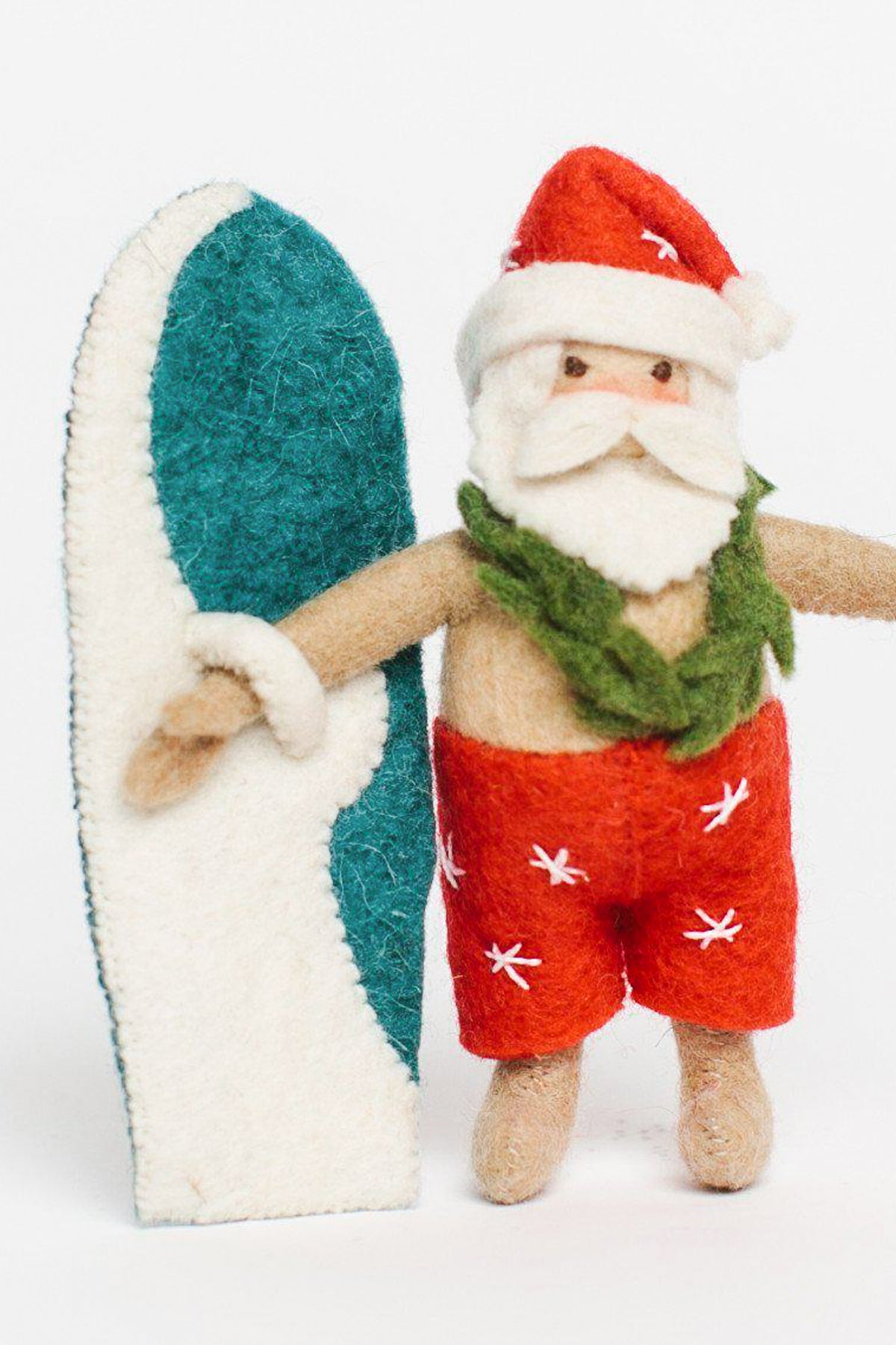 Craftspring Surf&#39;s Up Santa Ornament