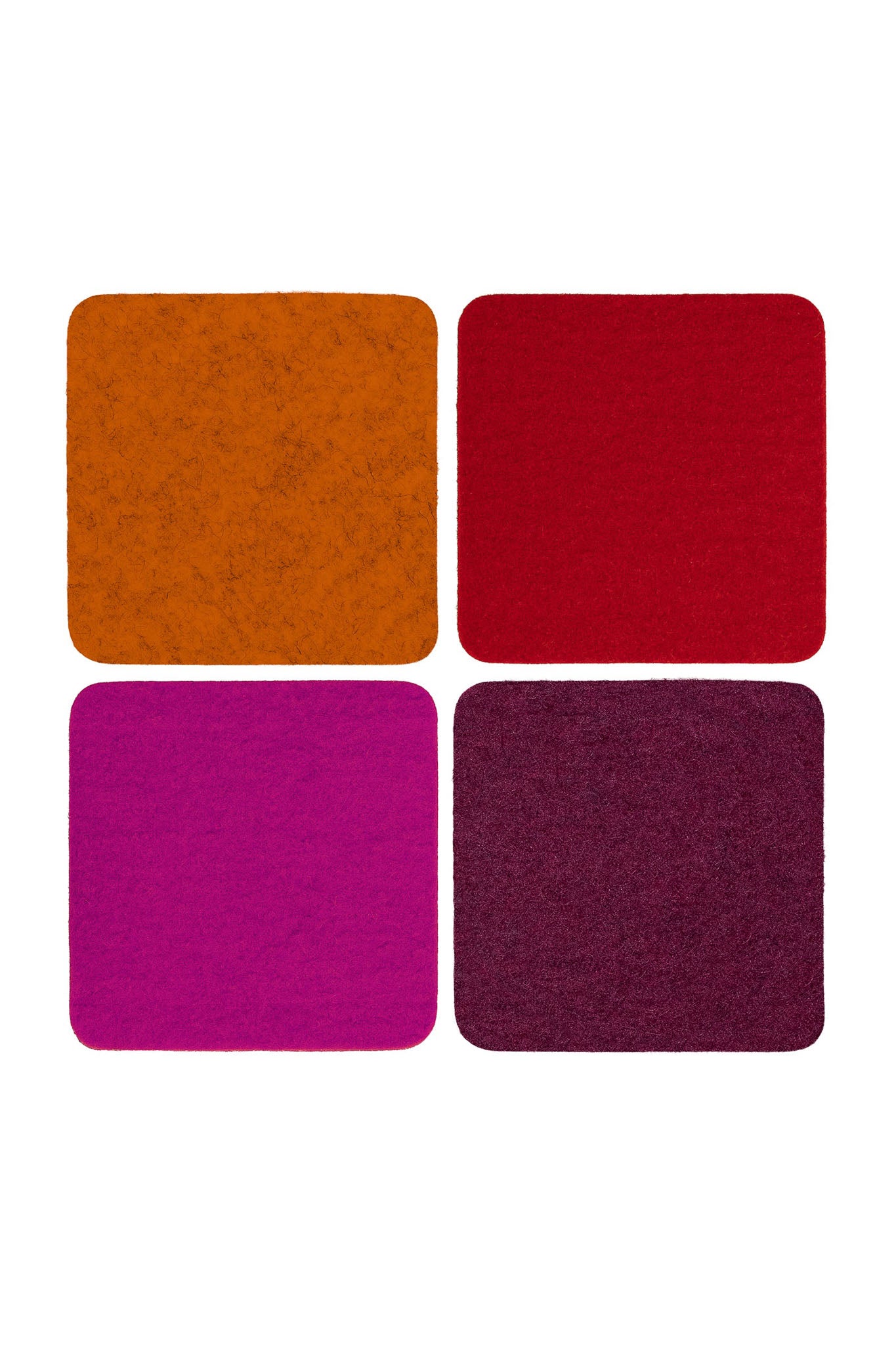 Square Felt Coaster · Blue · Mix & Match from 19 Colors + 3 Shapes 