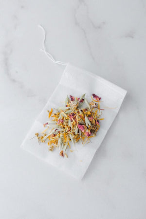 Slow North Herbal Bath Tea — milk + honey